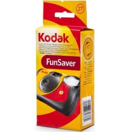 Kodak FunSaver Cámara Desechable 27 Exposiciones Color Amarilla y Roja